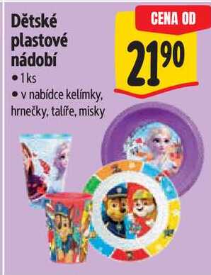 Dětské plastové nádobí