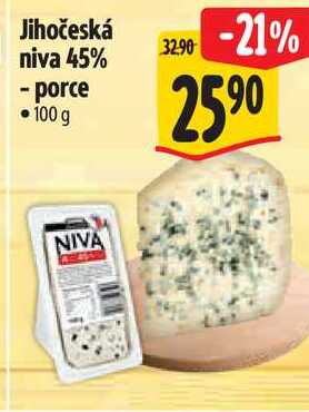 Jihočeská niva 45% - porce, 100 g