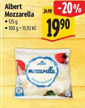 Albert Mozzarella, 125 g