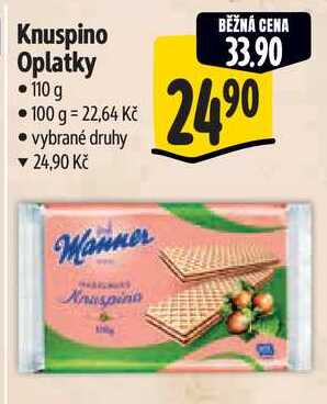 Knuspino Oplatky, 110 g 