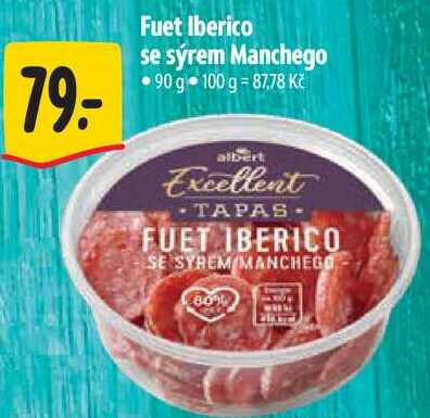 Fuet Iberico se sýrem Manchego, 90 g