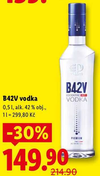 B42V vodka, 0,5 l