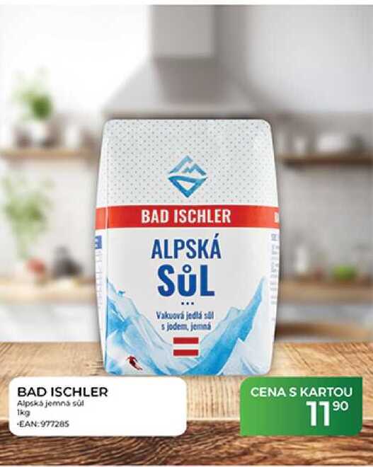 BAD ISCHLER Alpská jemná sůl 1kg