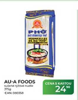 AU-A FOODS sušene rýžové nudle 375 g