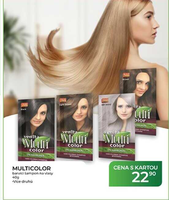 MULTICOLOR barvící šampon na vlasy 40 g