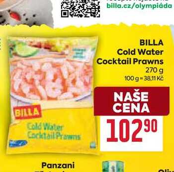 BILLA Cold Water Cocktail Prawns 270 g 