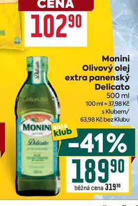 Monini Olivový olej extra panenský Delicato 500 ml 
