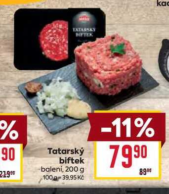 Tatarský biftek balení, 200 g