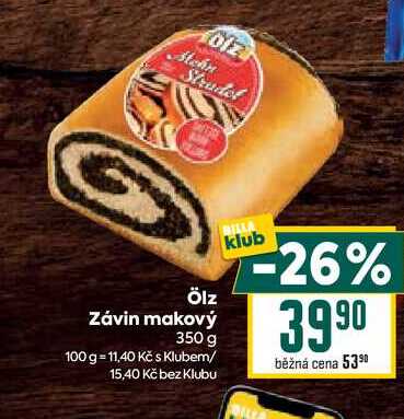 Ölz Závin makový 350 g 