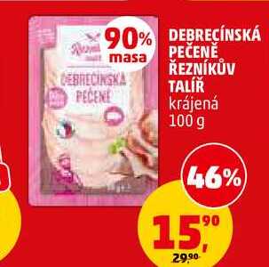 DEBRECÍNSKÁ PEČENĚ ŘEZNÍKŮV TALÍŘ, 100 g 