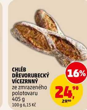 CHLÉB DŘEVORUBECKÝ VÍCEZRNNÝ, 405 g