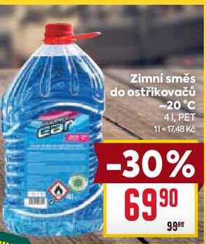 Zimní směs do ostřikovačů -20°C 41, PET 