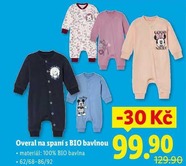Overal na spaní s BIO bavlnou