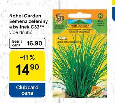 Nohel Garden Semena zeleniny a bylinek CS2, více druhů  