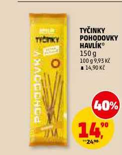 TYČINKY POHODOVKY HAVLÍK, 150 g 