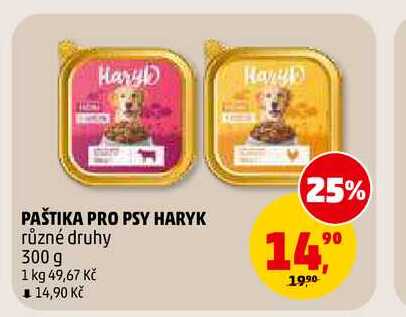 PAŠTIKA PRO PSY HARYK, 300 g