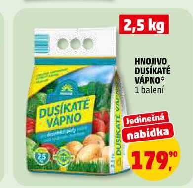 HNOJIVO DUSÍKATÉ VÁPNO, 2,5 kg