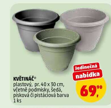 KVĚTINÁČ, 1 ks