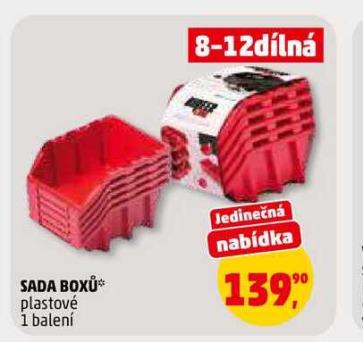 SADA BOXŮ, 1 balení