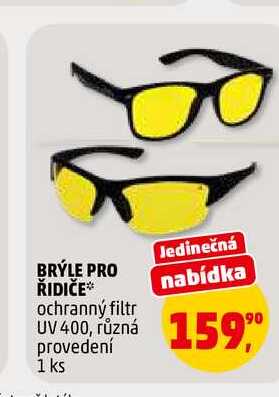 BRÝLE PRO ŘIDIČE, 1 ks