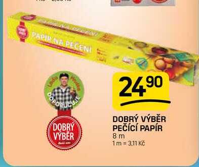 DOBRÝ VÝBĚR PEČÍCÍ PAPÍR 8 m