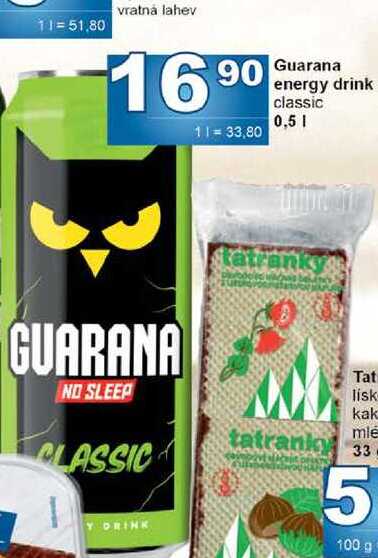 Guarana energy drink classic 0,5l