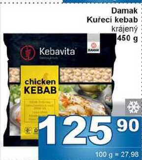 Damak Kuřecí kebab krájený 450 g