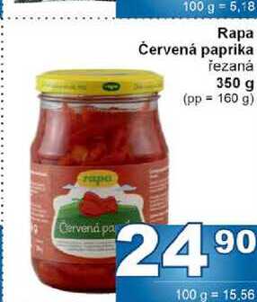 Rapa Červená paprika řezaná 350 g 