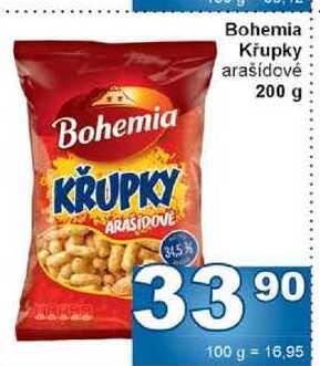 Bohemia Křupky arašídové 200 g