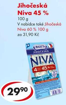 Jihočeská Niva 45 %, 100 g