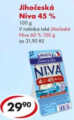 Jihočeská Niva 45%, 100 g 