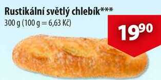 Rustikální světlý chlebík, 300 g