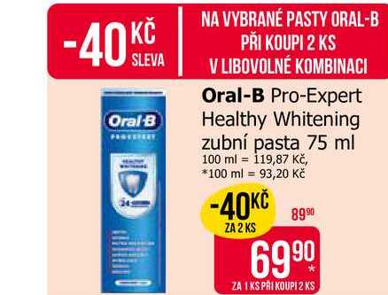 Oral-B Healthy Whitening zubní pasta 75 ml