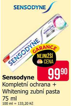 SENSODYNE Kompletní ochrana + Whitening zubní pasta 75 ml