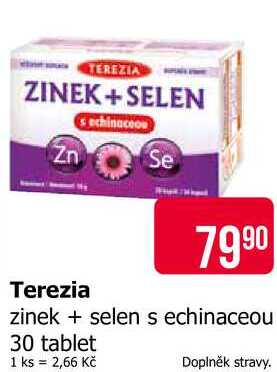 Terezia echinaceo zinek+selen s echinaceou 30 tablet