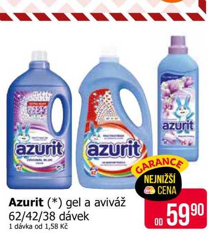 Azurit gel a aviváž 38 dávek 