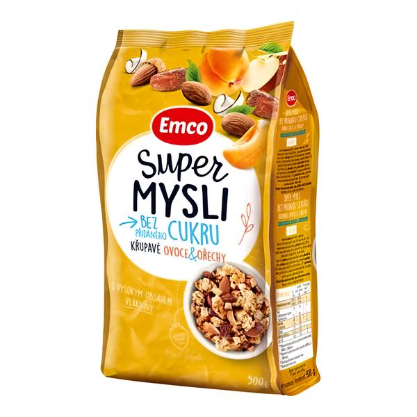 Emco Super Mysli bez přidaného cukru Křupavé Ovoce & Ořechy