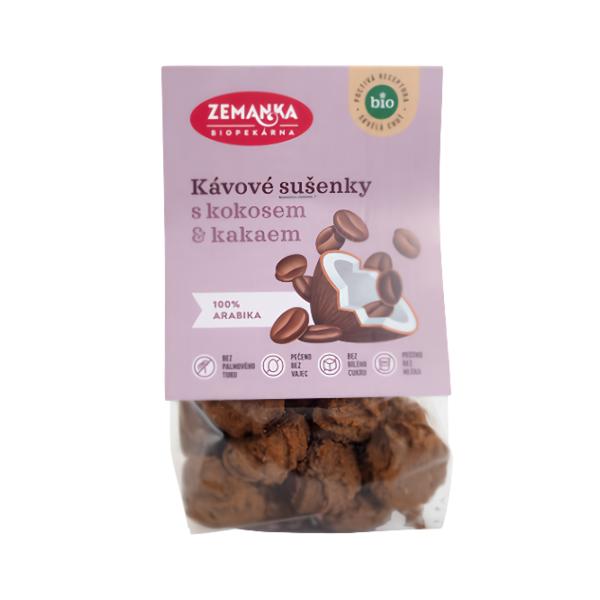 Biopekárna Zemanka BIO Kávové sušenky s kokosem