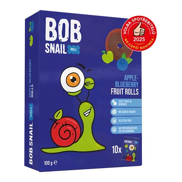 Šnek Bob Ovocné rolky jablko-borůvka