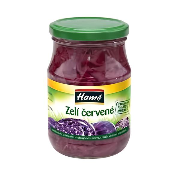 Hamé Červené zelí sterilované ve sladkokyselém nálevu s cibulí
