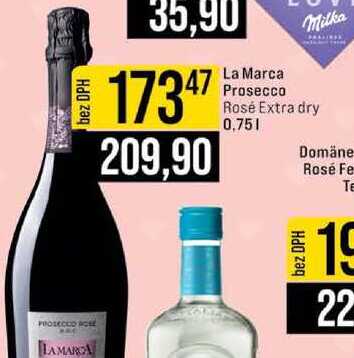 La Marca Milka Prosecco Rosé Extra dry 0,75l