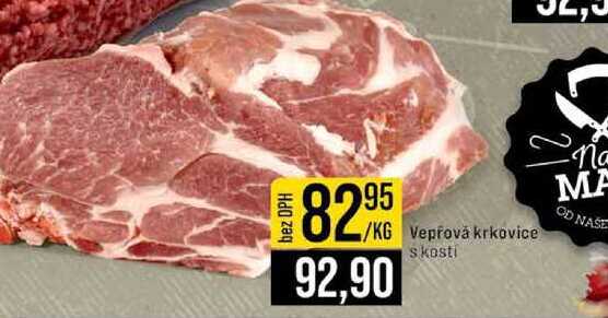 Vesfová krkovice s kosti 1kg