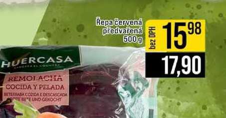 Repa červená předvařená 500g 
