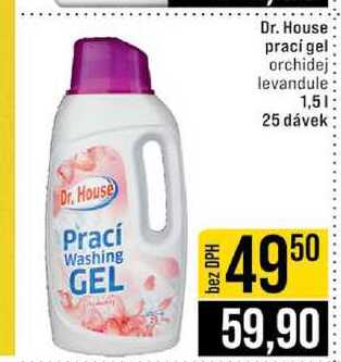 Dr. House prací gel orchidej levandule 1,5l 25 dávek 