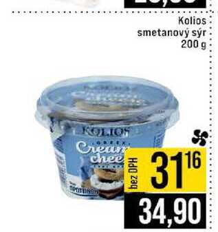 Kolios smetanový sýr 200 g 