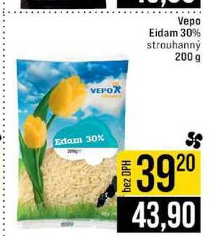Vepo Eidam 30% strouhanný 200 g 