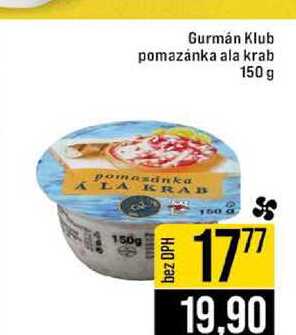 Gurmán Klub pomazánka ala krab 150 g