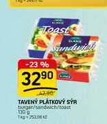 TAVENÝ PLÁTKOVÝ SÝR 130g