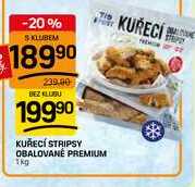 KUŘECÍ STRIPSY OBALOVANÉ PREMIUM 1kg