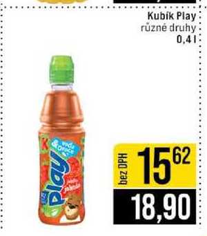 Kubík Play různé druhy 0,4l